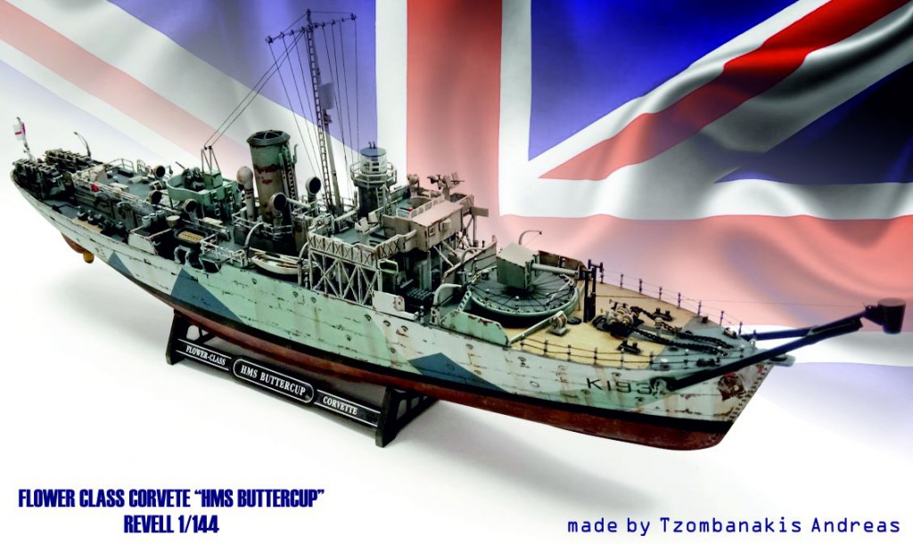 HMS BUTTERCUP - Flower Class Corvete 1/144 Revell